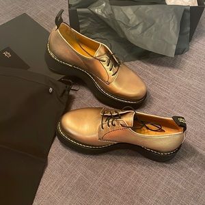 Gold R13 Glamrock Stack Oxford size 8 shoes